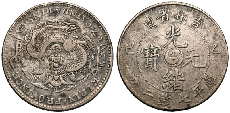 Almost Very Fine. Cleaned | CHINA. KIRIN PROVINCE. 
Silver Dollar, ND (1905). ...