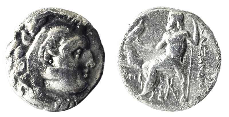 Kingdom of Macedon, Alexander III 'the Great' AR Drachm….(336-323 BC) Weight : 3...