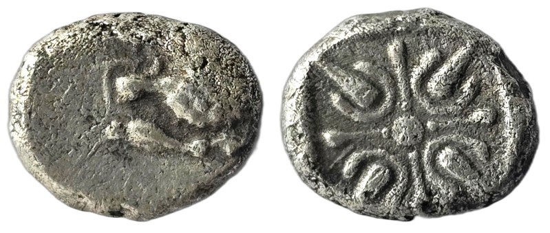 Ionia, Miletos AR Obol.Ionia, Miletos AR Obol. Late 6th-early 5th century BC. Fo...