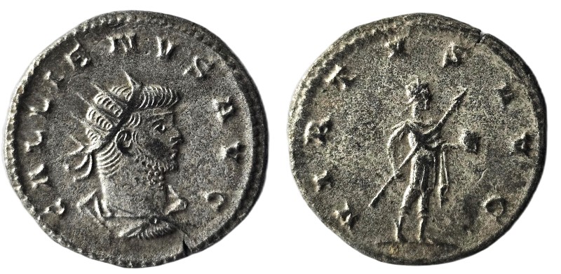 Gallienus. (264 AD) AR Antoninianus. Weight : 3.55 Gr Diameter : 20.44 mm