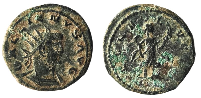 Gallienus. (264 AD) AR Antoninianus. Weight : 3.85 Gr Diameter : 20.23 mm