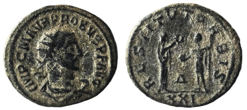 Roman Imperial…..Probus. Antoninianus. 276-282 Weight : 4.37 Gr Diameter : 22.38...