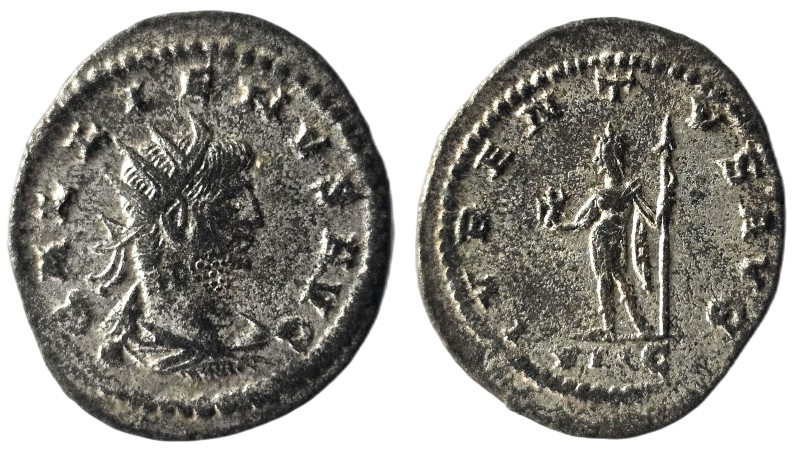 Gallienus. (264 AD) AR Antoninianus. Weight : 3.59 Gr Diameter : 21.24 mm