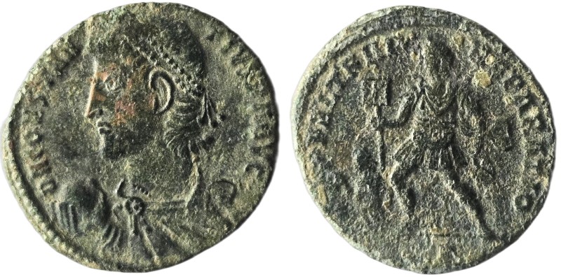 Constantinus II. (337-361 AD). Follis. Uncertain mint. Obv: D N CONSTANTIVS P F ...