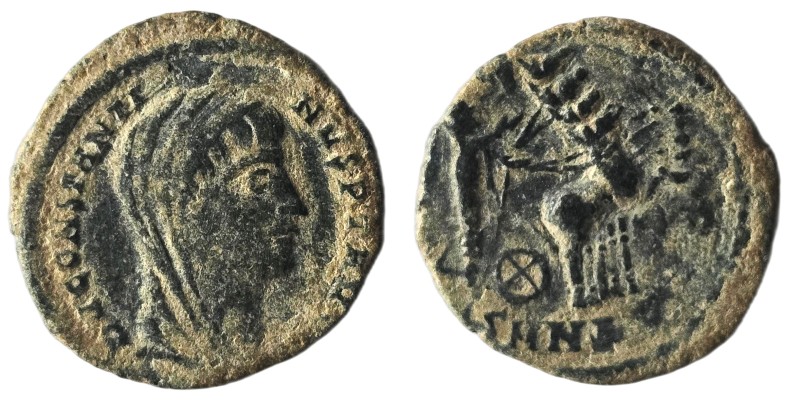 Divus Constantinus I. (337-340 AD). Æ Follis. Nicomedia. Obv: DV CONSTANTINVS PT...