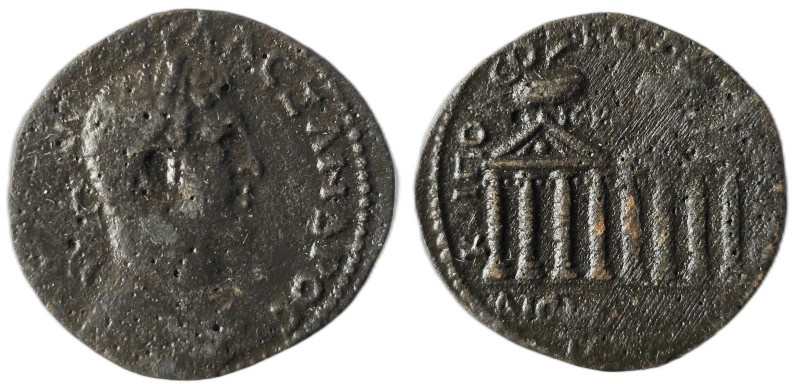 PONTUS. Neocaesarea. Severus Alexander,234/235 AD. AY K M AY CE AΛΕΞΑΝΔΡΟC Laure...