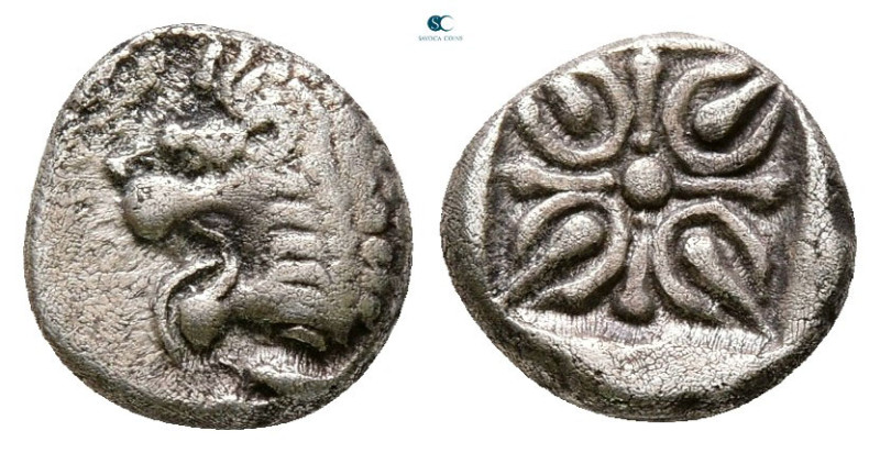 Satraps of Caria. Hekatomnos 392-377 BC. 
Obol AR

9 mm, 0,99 g



Very F...