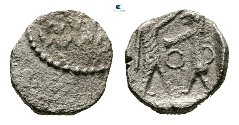 Phoenicia. Sidon. Time of Baalshallim II 401-366 BC. 
1/16 Shekel AR

9 mm, 0...