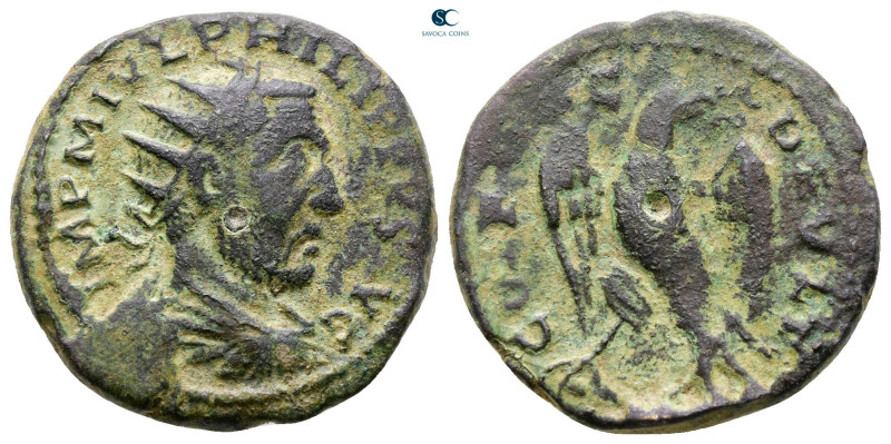 Thrace. Deultum. Philip I Arab AD 244-249. 
Bronze Æ

23 mm, 7,35 g



Ne...