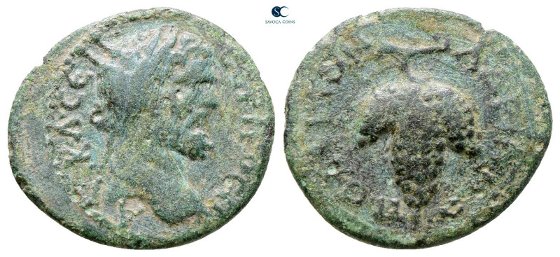 Thrace. Hadrianopolis. Septimius Severus AD 193-211. 
Bronze Æ

20 mm, 2,54 g...