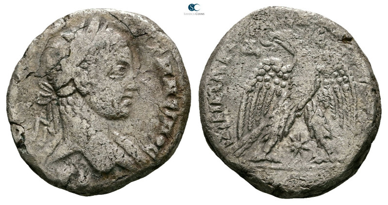 Seleucis and Pieria. Antioch. Elagabal AD 218-222. 
Billon-Tetradrachm

26 mm...