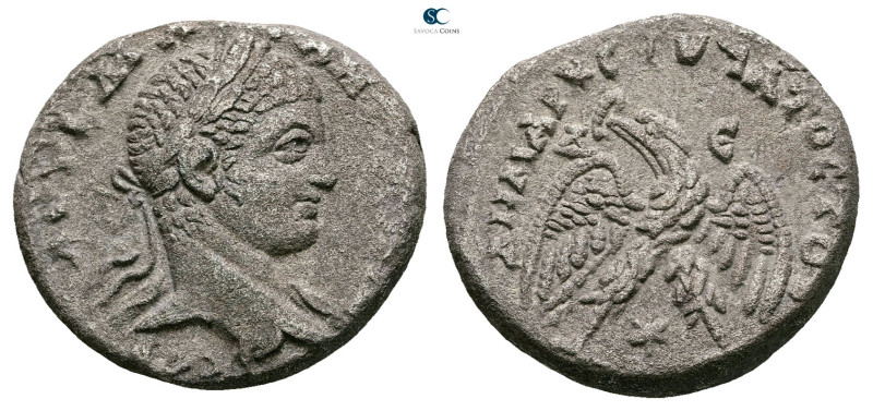 Seleucis and Pieria. Antioch. Elagabal AD 218-222. 
Billon-Tetradrachm

26 mm...