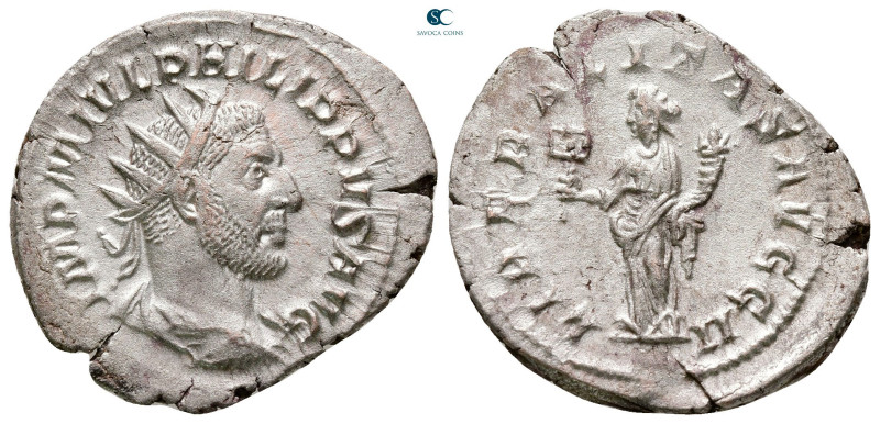 Philip I Arab AD 244-249. Rome
Antoninianus AR

25 mm, 3,88 g



Very Fin...