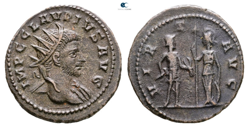 Claudius II (Gothicus) AD 268-270. Antioch
Billon Antoninianus

21 mm, 4,04 g...