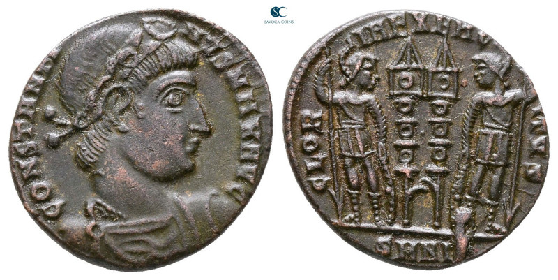 Constantine I the Great AD 306-337. Nicomedia
Follis Æ

18 mm, 2,01 g



...