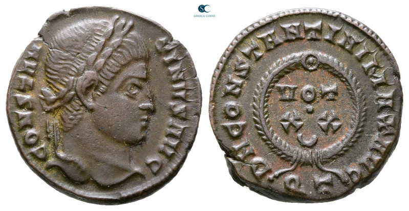 Constantine I the Great AD 306-337. Ticinum
Follis Æ

18 mm, 3,04 g



Ve...