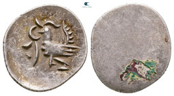 Cambodia.  AD 1847-1860. 1/2 Fuang AR