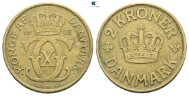 Denmark.  AD 1925. 2 Kroner 1925