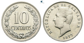 El Salvador.  AD 1977. 10 Centavos 1977