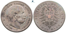 Germany.  AD 1876. 2 Mark AR