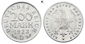 Germany.  AD 1923. 200 Mark 1923 D