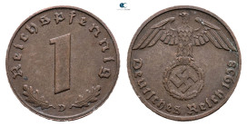 Germany.  AD 1938. 1 Reichspfennig 1938 D