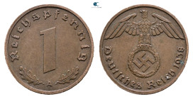 Germany.  AD 1938. 1 Reichspfennig 1938 A