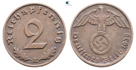 Germany.  AD 1939. 2 Reichspfennig 1939 E