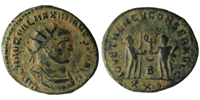 Maximianus Herculius (AD 286-305) Antioch
AE Antoninianus (22mm, 3,32g)