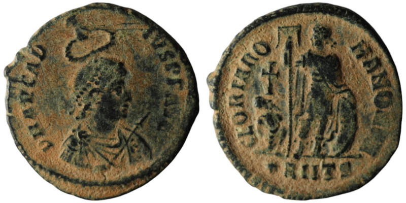 Arcadius (AD 383-388). Antioch
AE Follis (24mm, 4,24g)