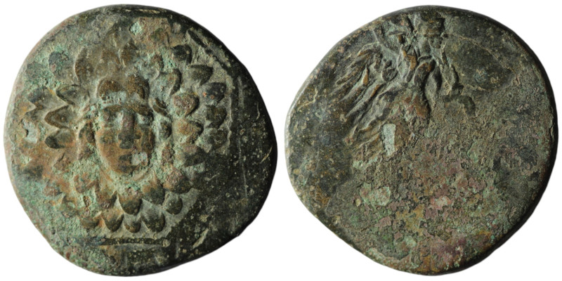 PONTOS. Amisos. Time of Mithradates VI Eupator. (Circa 85-65 BC).
AE Bronze (22m...