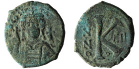 Maurice Tiberius (AD 582-602). Theoupolis (Antioch)
AE Half Follis(25mm, 7,96g)