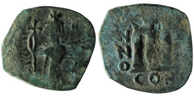 Constans II (AD 641-668). Constantinople
AE Follis (25mm, 4,17g)