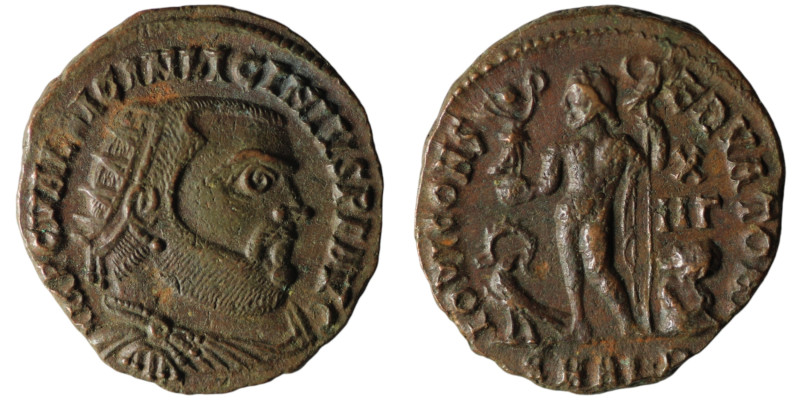 Licinius I (AD 308-324). Alexandria
AE Follis (19mm, 2,86g)