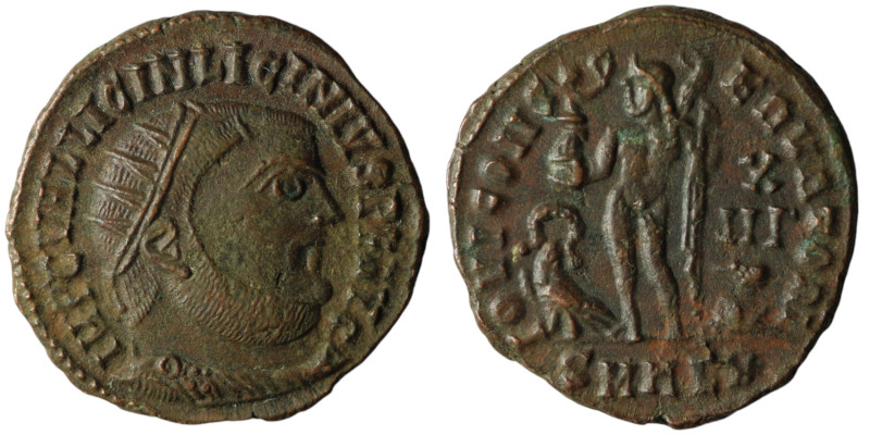 Licinius I (AD 308-324). Alexandria
AE Follis (19mm, 2,91g)