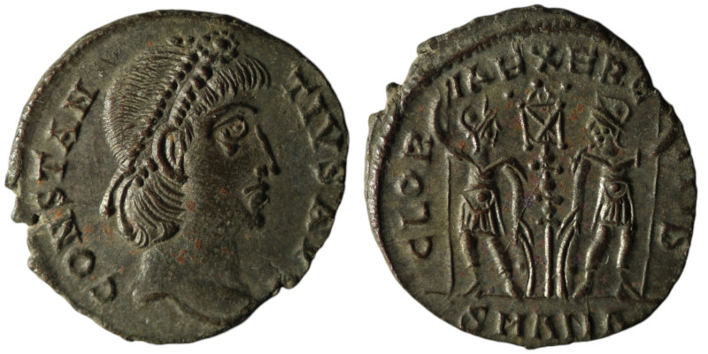 Constantius II (AD 337-361). Antioch
AE Follis (16mm, 1,26g)