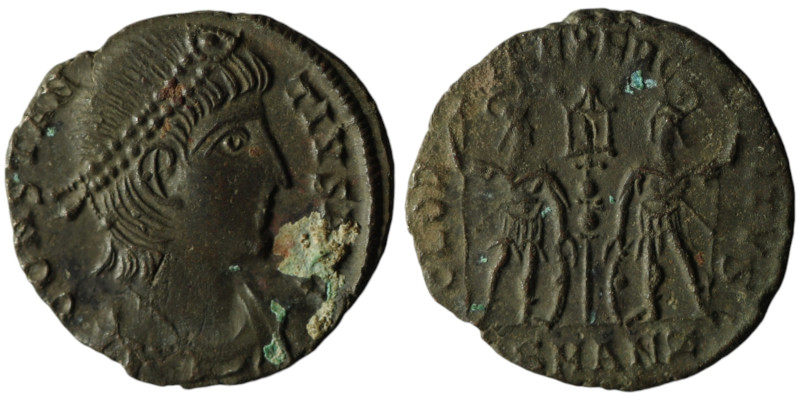 Constantius II (AD 337-361). Antioch
AE Follis (14mm, 1,23g)