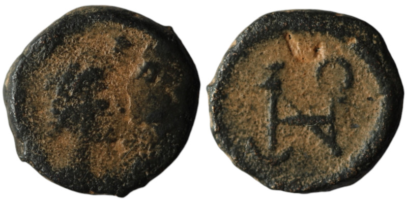 Zeno (AD 476-491). Constantinople
AE Nummis (9mm, 0,86g)

artificial sandpati...