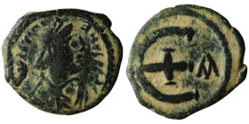 Justinian I (AD 527-565). Theoupolis (Antioch)
AE Pentanummium (16mm, 1,65g)