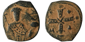 Alexius I Comnenus (AD 1081-1118). Thessalonica
AE Half Tetarteron (20mm, 1,94g)

Artificial sandpatina