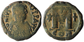 Justin I (AD 518-527). Constantinople
AE Follis (31mm, 16,89g)