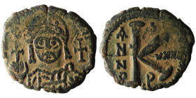 Justinian I (AD 527-565). Theoupolis (Antioch)
AE Half Follis(27mm, 9,63g)

Artificial sandpatina