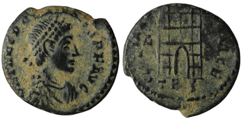 Theodosius I (AD 379-395). Thessalonica
AE Follis (12mm, 0,95g)