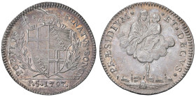 BOLOGNA Governo popolare (1796-1797) Mezzo scudo 1797 - MIR 59/2 AG (g 14,42) R