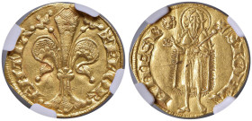 FIRENZE Repubblica (1198-1532) Fiorino simbolo testa di leone - MIR 20 AU In slab NGC n° 5790006-016.