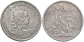 FIRENZE Cosimo III de' Medici (1670-1723) Piastra 1684 - MIR 330 AG (g 30,99) RRR