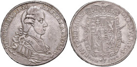 FIRENZE Pietro Leopoldo di Lorena (1765-1790) Francescone 1784 serie Cinganelli - MIR 383 AG (g 27,24) RRR Nell'asta Nomisma Spa 63 un esemplare in co...