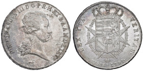 FIRENZE Ferdinando III di Lorena (1791-1824) Francescone 1791 - Gig. 20 AG (g 27,45) RR Graffietti.