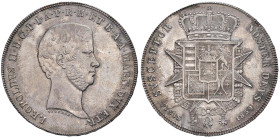 FIRENZE Leopoldo II di Lorena (1824-1859) Francescone 1859 - Gig. 25a AG (g 27,34) Lievissimi contatti.