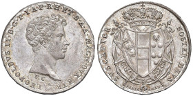 FIRENZE Leopoldo II di Lorena (1824-1859) Mezzo francescone 1829 - Gig. 28 AG (g 13,62)